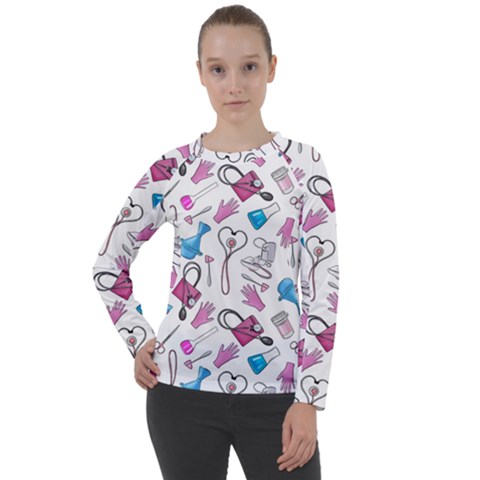 Medicine Women s Long Sleeve Raglan Tee by SychEva