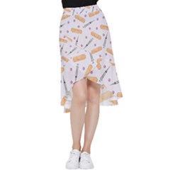 Medicine Frill Hi Low Chiffon Skirt by SychEva