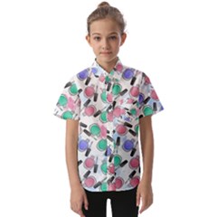 Nail Polish Kids  Short Sleeve Shirt by SychEva