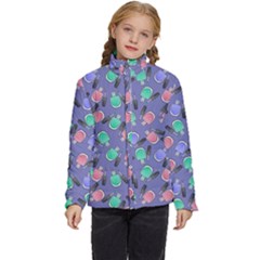 Nail Polish Kids  Puffer Bubble Jacket Coat by SychEva