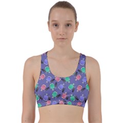 Nail Polish Back Weave Sports Bra by SychEva