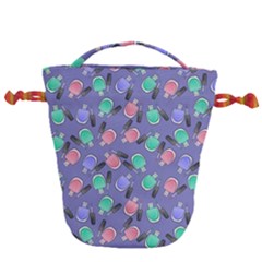 Nail Polish Drawstring Bucket Bag by SychEva