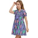 Nail Polish Kids  Bow Tie Puff Sleeve Dress View3