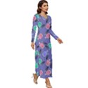 Nail Polish Long Sleeve Longline Maxi Dress View3