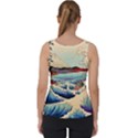 Wave Japanese Mount Fuji Woodblock Print Ocean Velvet Tank Top View2