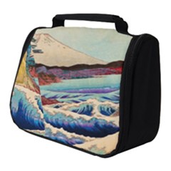 Wave Japanese Mount Fuji Woodblock Print Ocean Full Print Travel Pouch (small) by Salman4z