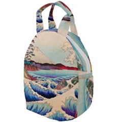 Wave Japanese Mount Fuji Woodblock Print Ocean Travel Backpacks by Salman4z