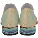 Wave Japanese Mount Fuji Woodblock Print Ocean Women Slip On Heel Loafers View4