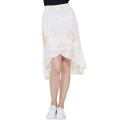 Boxing Cat Frill Hi Low Chiffon Skirt by JayEdden