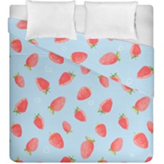 Strawberry Duvet Cover Double Side (king Size) by SychEva