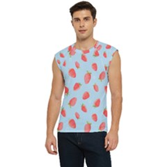 Strawberry Men s Raglan Cap Sleeve Tee by SychEva