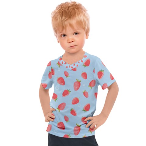 Strawberry Kids  Sports Tee by SychEva