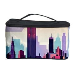 New York Skyline Cityscape Nyc New York City Landmark Cosmetic Storage by Jancukart