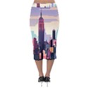 New York Skyline Cityscape Nyc New York City Landmark Midi Pencil Skirt View2