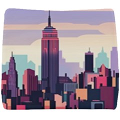 New York Skyline Cityscape Nyc New York City Landmark Seat Cushion