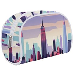 New York Skyline Cityscape Nyc New York City Landmark Make Up Case (large)