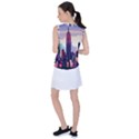 New York Skyline Cityscape Nyc New York City Landmark Women s Sleeveless Sports Top View2