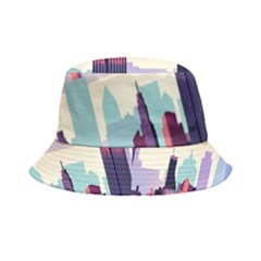 New York Skyline Cityscape Nyc New York City Landmark Bucket Hat by Jancukart