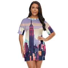 New York Skyline Cityscape Nyc New York City Landmark Just Threw It On Dress