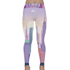 New York Skyline Cityscape Nyc New York City Classic Yoga Leggings