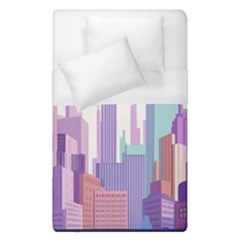 New York Skyline Cityscape Nyc New York City Duvet Cover (Single Size)