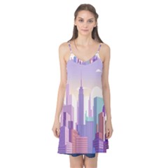 New York Skyline Cityscape Nyc New York City Camis Nightgown 