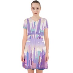 New York Skyline Cityscape Nyc New York City Adorable in Chiffon Dress