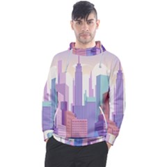 New York Skyline Cityscape Nyc New York City Men s Pullover Hoodie