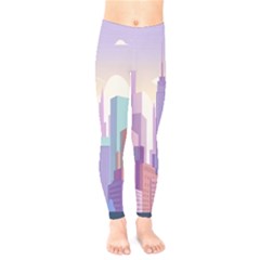 New York Skyline Cityscape Nyc New York City Kids  Leggings