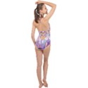 New York Skyline Cityscape Nyc New York City Halter Front Plunge Swimsuit View2