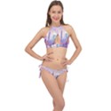 New York Skyline Cityscape Nyc New York City Cross Front Halter Bikini Set View1