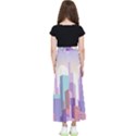 New York Skyline Cityscape Nyc New York City Kids  Flared Maxi Skirt View2