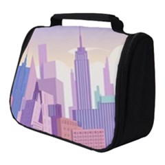 New York Skyline Cityscape Nyc New York City Full Print Travel Pouch (Small)