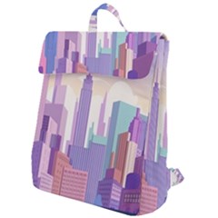 New York Skyline Cityscape Nyc New York City Flap Top Backpack