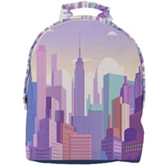 New York Skyline Cityscape Nyc New York City Mini Full Print Backpack