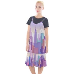 New York Skyline Cityscape Nyc New York City Camis Fishtail Dress