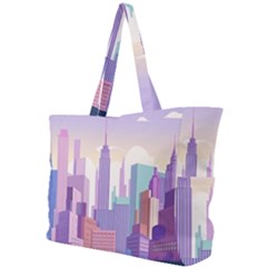 New York Skyline Cityscape Nyc New York City Simple Shoulder Bag