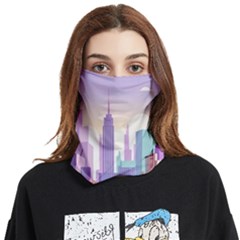 New York Skyline Cityscape Nyc New York City Face Covering Bandana (Two Sides)