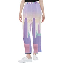 New York Skyline Cityscape Nyc New York City Women s Pants 