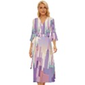 New York Skyline Cityscape Nyc New York City Midsummer Wrap Dress View1