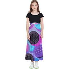 Cookies Chocolate Cookies Sweets Snacks Baked Goods Kids  Flared Maxi Skirt