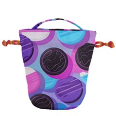 Cookies Chocolate Cookies Sweets Snacks Baked Goods Drawstring Bucket Bag