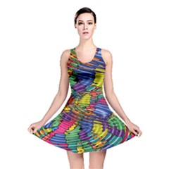 Waves Particles Vibration Atom Physics Technology Reversible Skater Dress