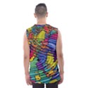 Waves Particles Vibration Atom Physics Technology Men s Basketball Tank Top View2