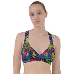 Waves Particles Vibration Atom Physics Technology Sweetheart Sports Bra by Jancukart