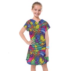 Waves Particles Vibration Atom Physics Technology Kids  Drop Waist Dress