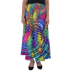 Waves Particles Vibration Atom Physics Technology Flared Maxi Skirt by Jancukart