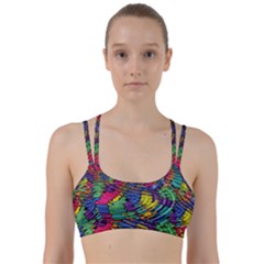 Waves Particles Vibration Atom Physics Technology Line Them Up Sports Bra