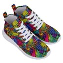 Waves Particles Vibration Atom Physics Technology Women s Lightweight High Top Sneakers View3