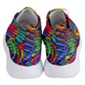 Waves Particles Vibration Atom Physics Technology Women s Lightweight High Top Sneakers View4